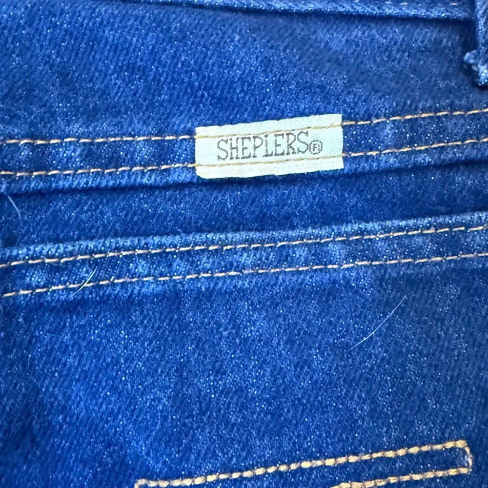 Sheplers Vintage High Waisted Western Straight Leg Jeans Dark Wash Blue Size‎ 8